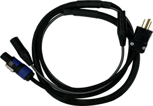 DH-UPX U-Ground to powerCON & XLR Hybrid Cables